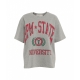 T-shirt con stampa del logo Howard grigio chiaro