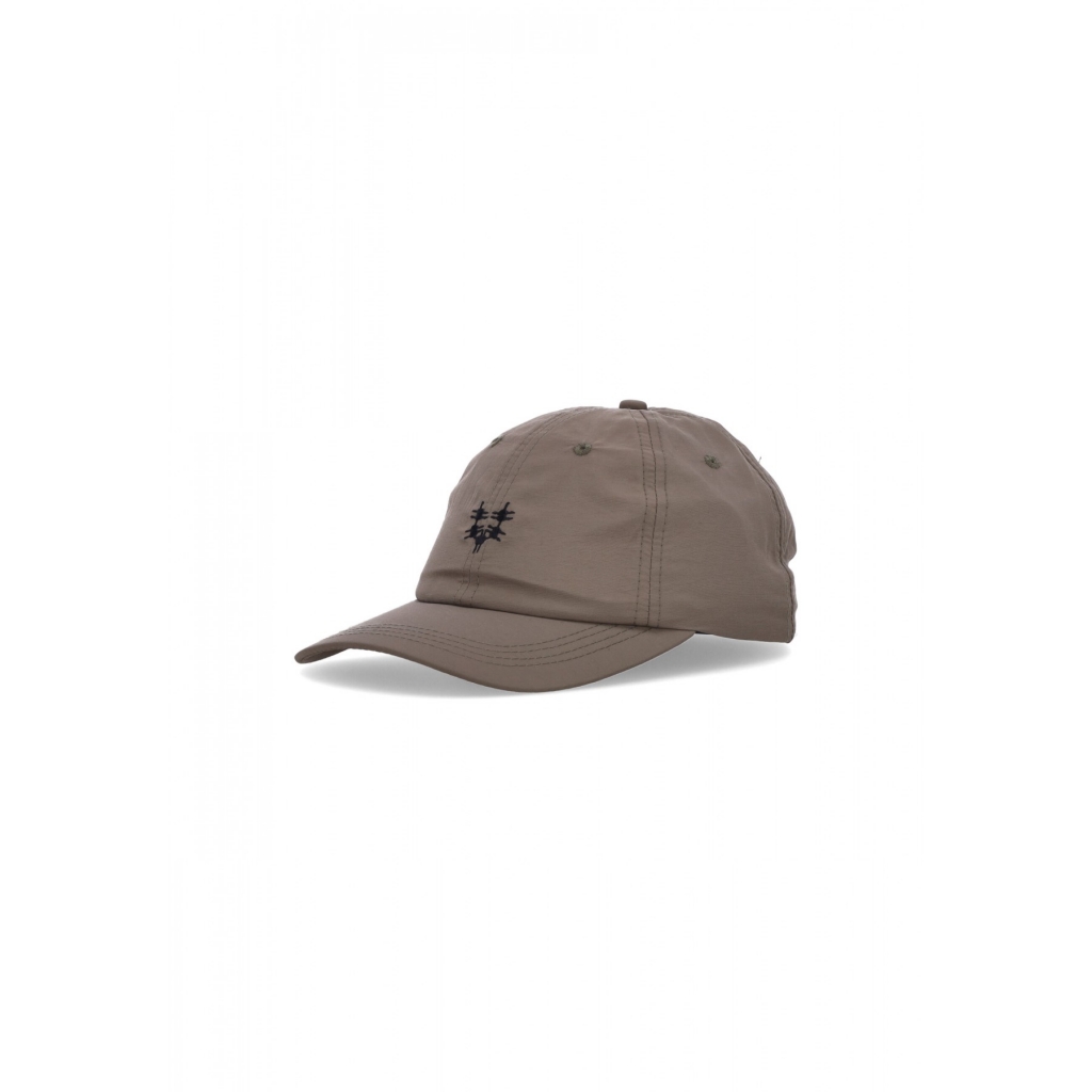 cappellino visiera curva uomo racing cap MUD BROWN