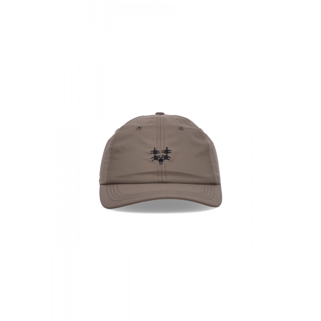 cappellino visiera curva uomo racing cap MUD BROWN