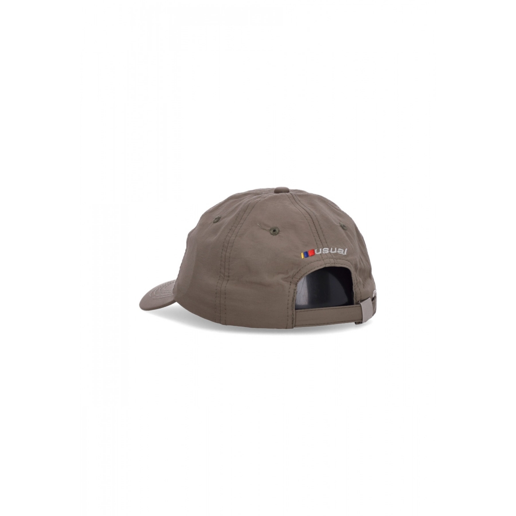 cappellino visiera curva uomo racing cap MUD BROWN