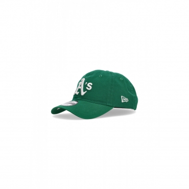 cappellino visiera curva uomo mlb core classic 920 oakath GREEN/WHITE