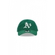 cappellino visiera curva uomo mlb core classic 920 oakath GREEN/WHITE