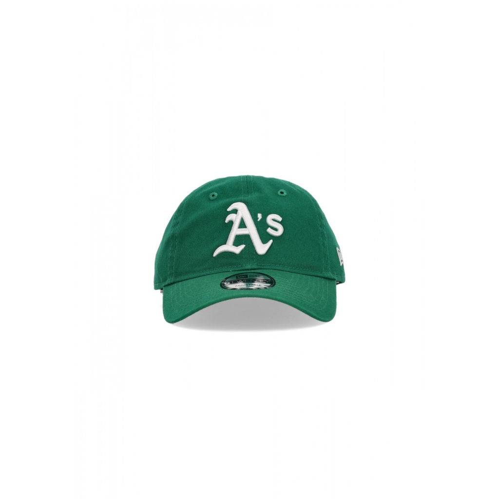 cappellino visiera curva uomo mlb core classic 920 oakath GREEN/WHITE