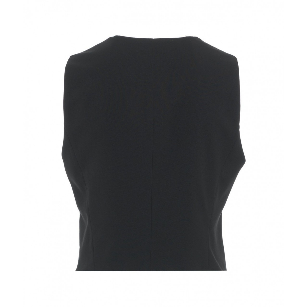 Gilet monopetto nero