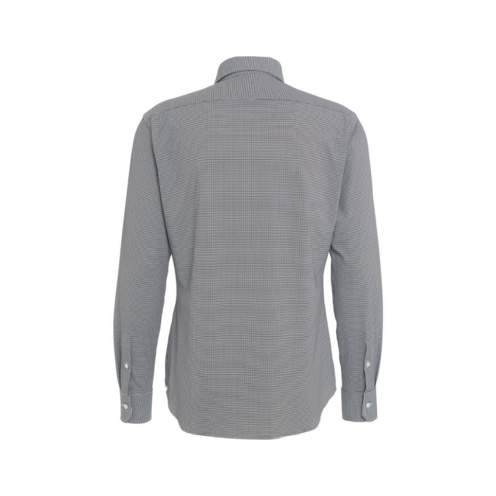 Camicia tailor in tessuto active nero