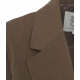 Blazer monopetto cropped marrone