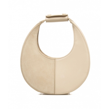 Split Moon Bag crema