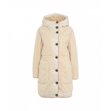 Teddy Parka crema