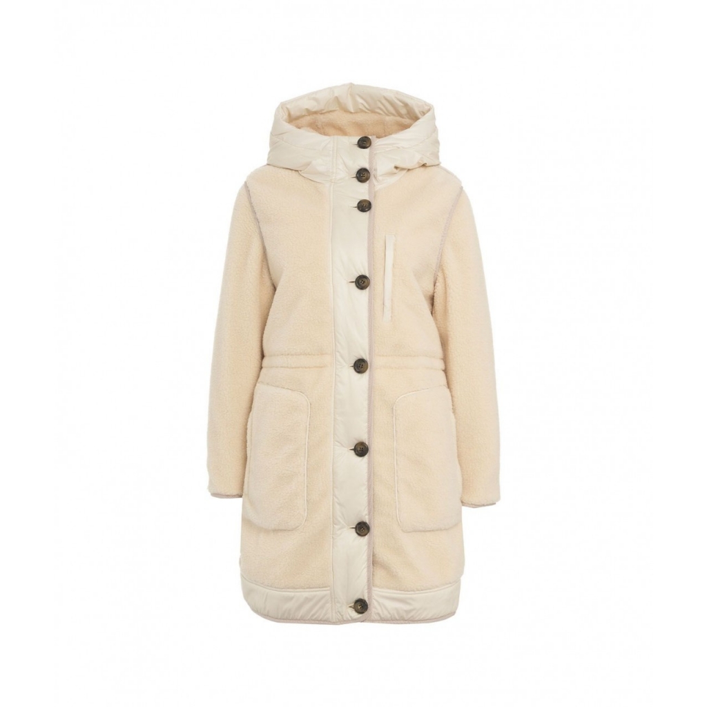 Teddy Parka crema