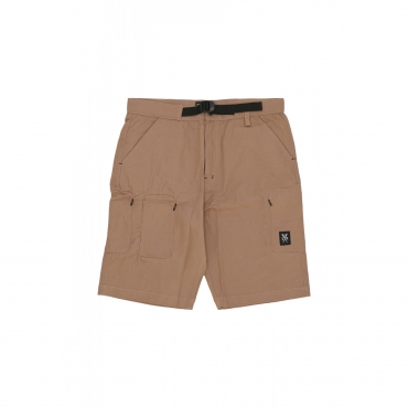 pantalone corto uomo hidden cargo shorts BROWN