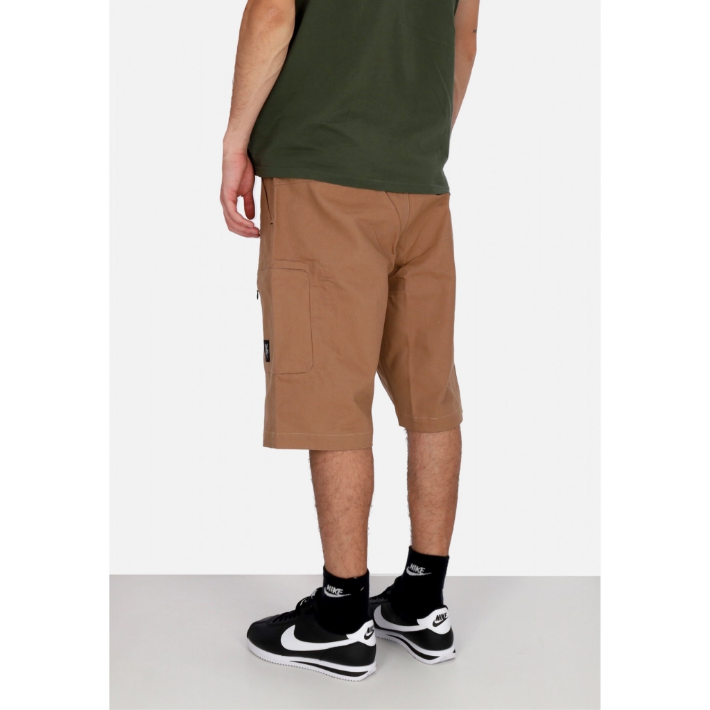 pantalone corto uomo hidden cargo shorts BROWN