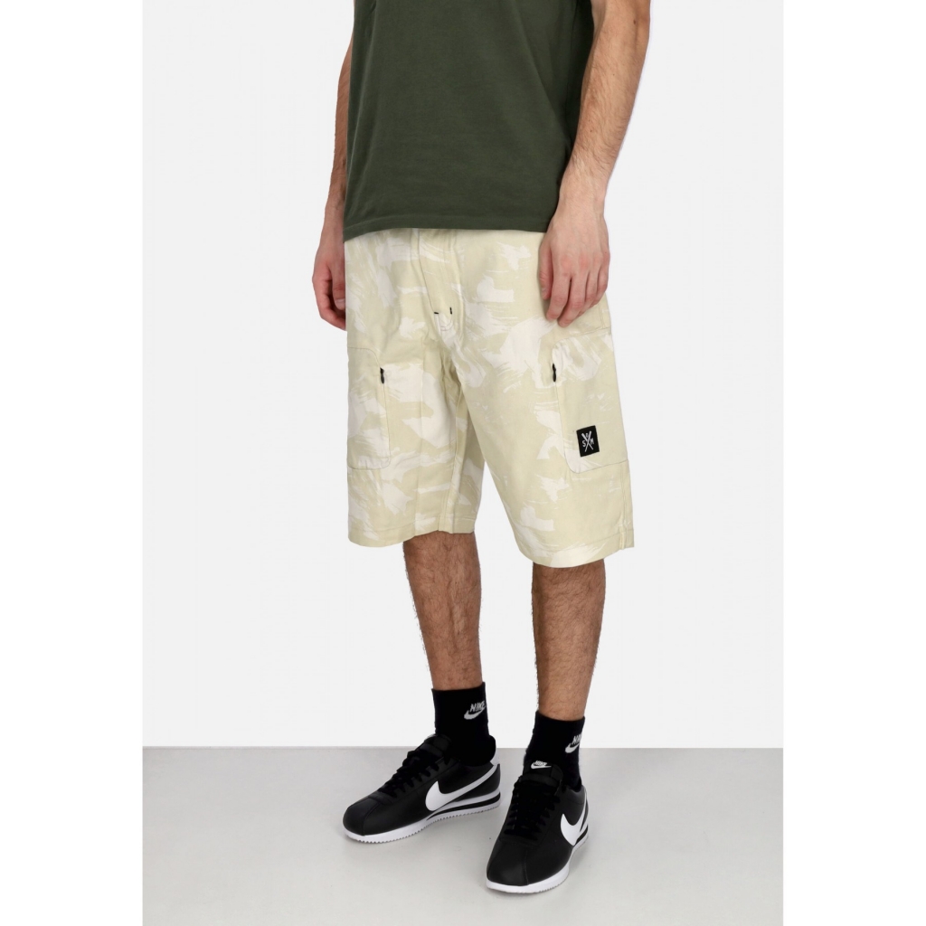 pantalone corto uomo hidden cargo shorts OFF WHITE/CAMO