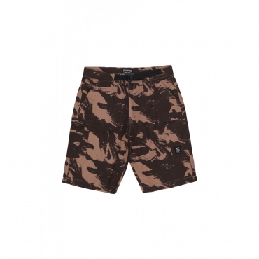 pantalone corto uomo hidden cargo shorts BROWN/CAMO