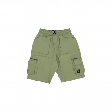pantalone corto uomo cargo shorts MILITARY GREEN