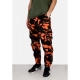 pantalone lungo uomo cargo joggers ORANGE/CAMO