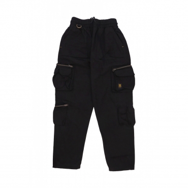 pantalone lungo uomo cargo pants BLACK