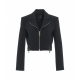 Blazer cropped nero