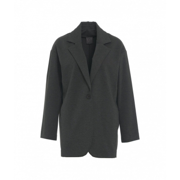 Oversize blazer Ovetto grigio scuro