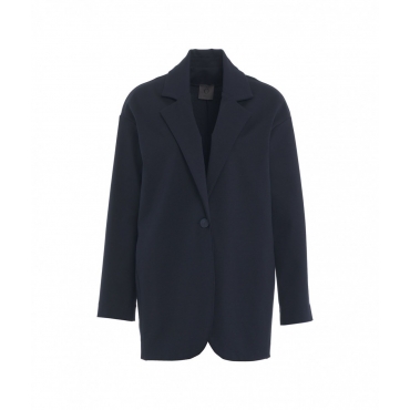 Oversize blazer Ovetto blu scuro