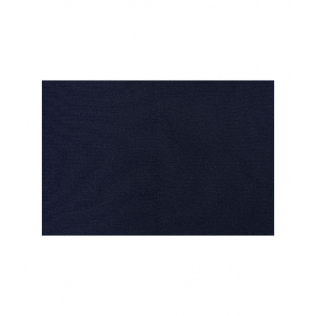 Sciarpa reversibile in cashmere blu scuro