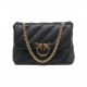 Borsa a tracolla Love Puff Big in nappa nero