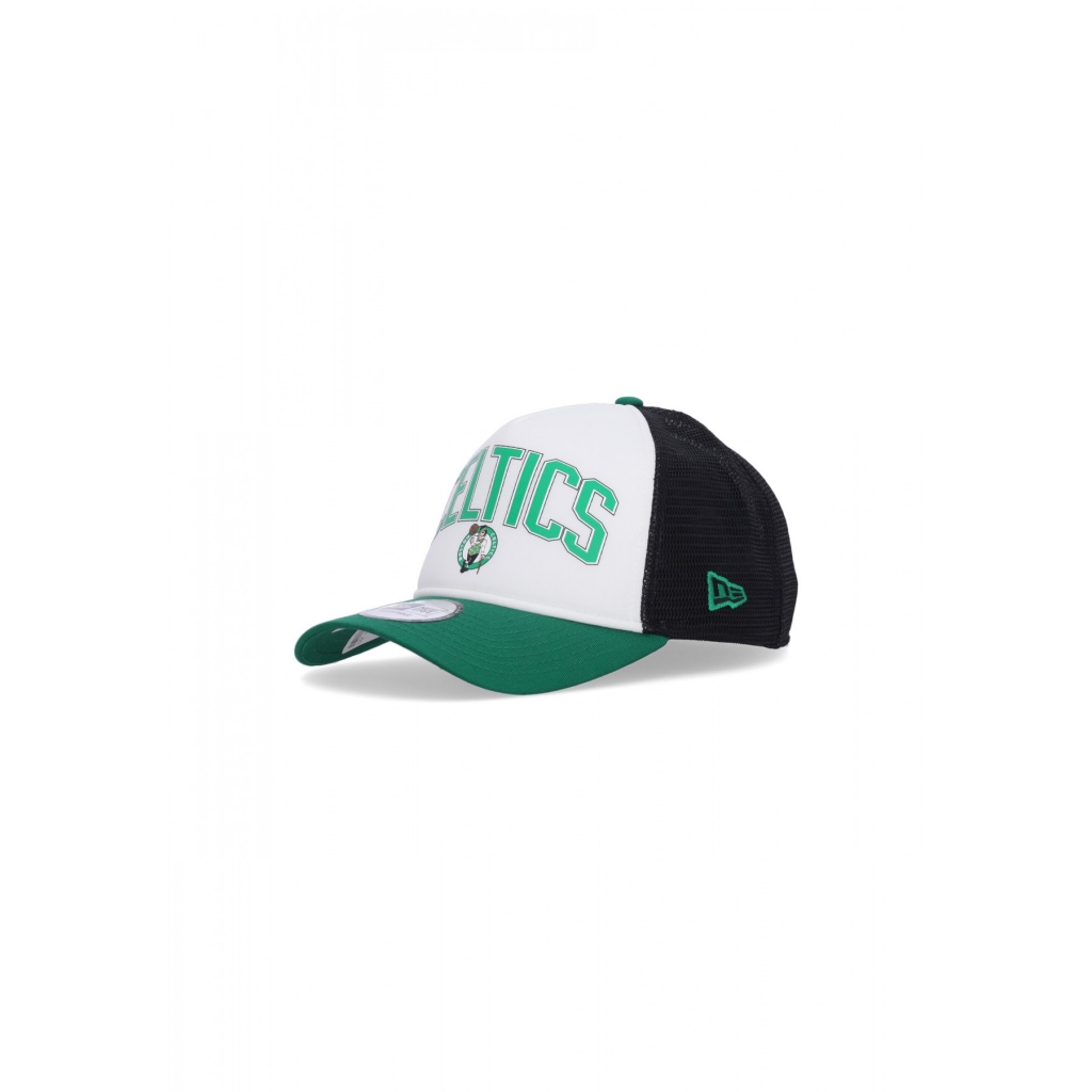 cappellino visiera curva uomo nba retro trucker boscel KELLY GREEN/BLACK