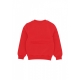 felpa girocollo ragazzo sportswear fleece crewneck UNIVERSITY RED/WHITE