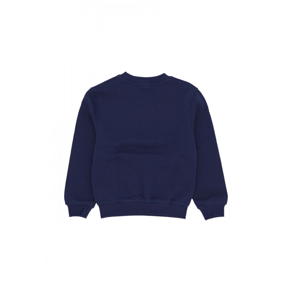 felpa girocollo ragazzo sportswear club fleece crewneck MIDNIGHT NAVY/WHITE