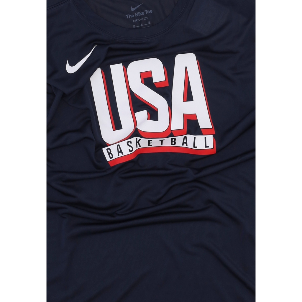 maglietta uomo practice basketball tee team usa OBSIDIAN/OBSIDIAN/WHITE