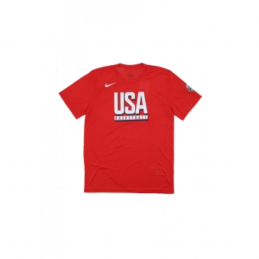 maglietta uomo practice basketball tee team usa SPORT RED/SPORT RED/WHITE