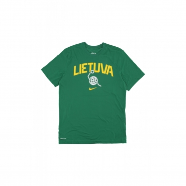 maglietta uomo olympic 2024 basketball tee team lithuania PINE GREEN/PINE GREEN/WHITE/TOUR YELLOW