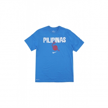 maglietta uomo basketball tee team philippines LT PHOTO BLUE/LT PHOTO BLUE/WHITE