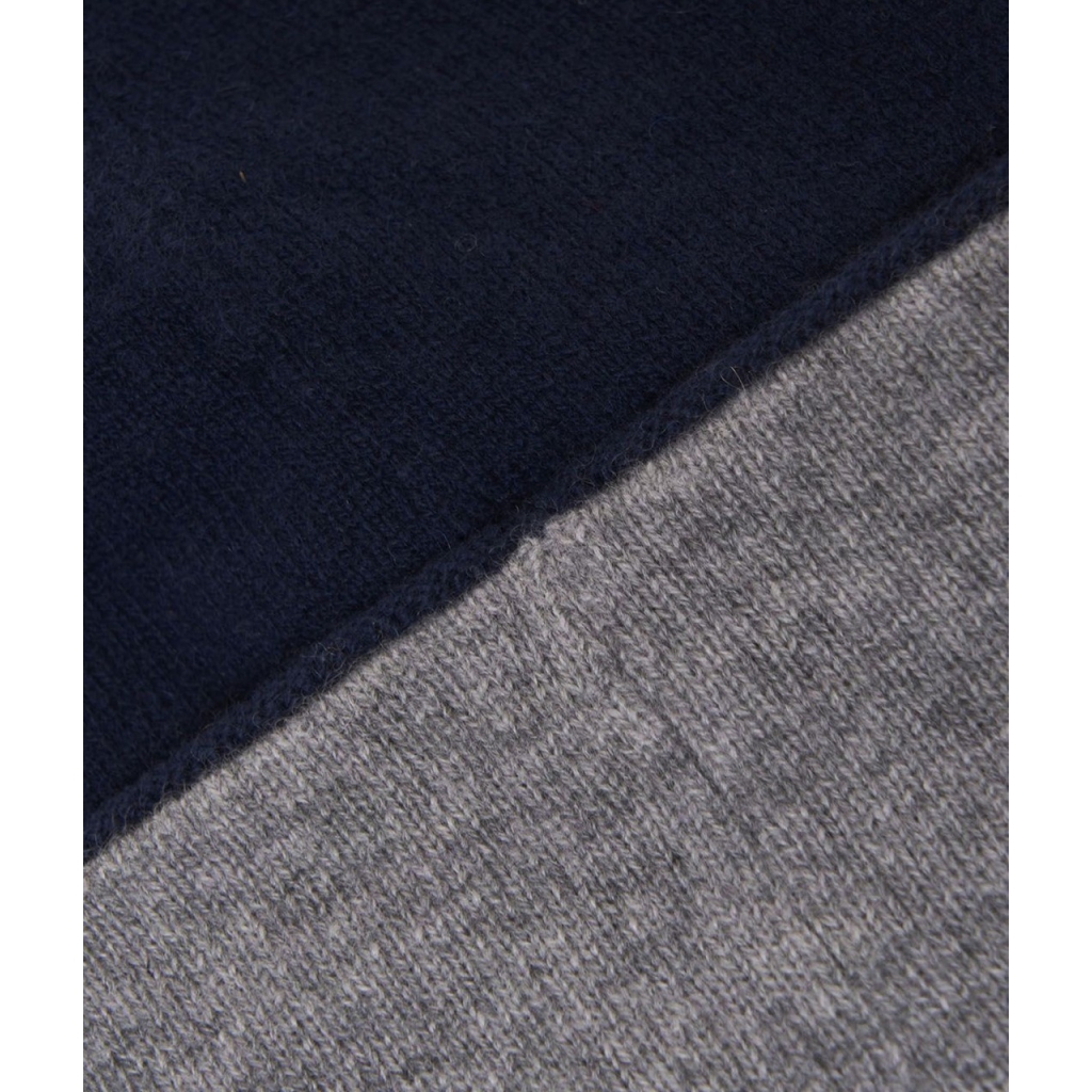 Berretto in cashmere blu scuro