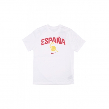 maglietta uomo olympic 2024 basketball tee team spain WHITE/WHITE/TOUR YELLOW/GYM RED