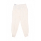 pantalone tuta leggero donna w sportswear tech fleece mid-rise jogger PALE IVORY/BLACK