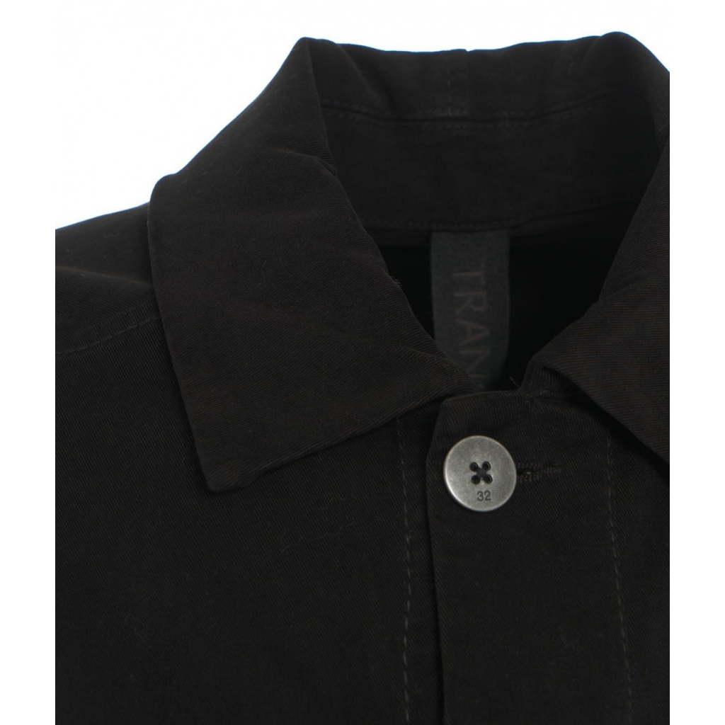 Giacca overshirt nero