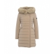 Piumino lungo Seriola ML 04 Fur beige