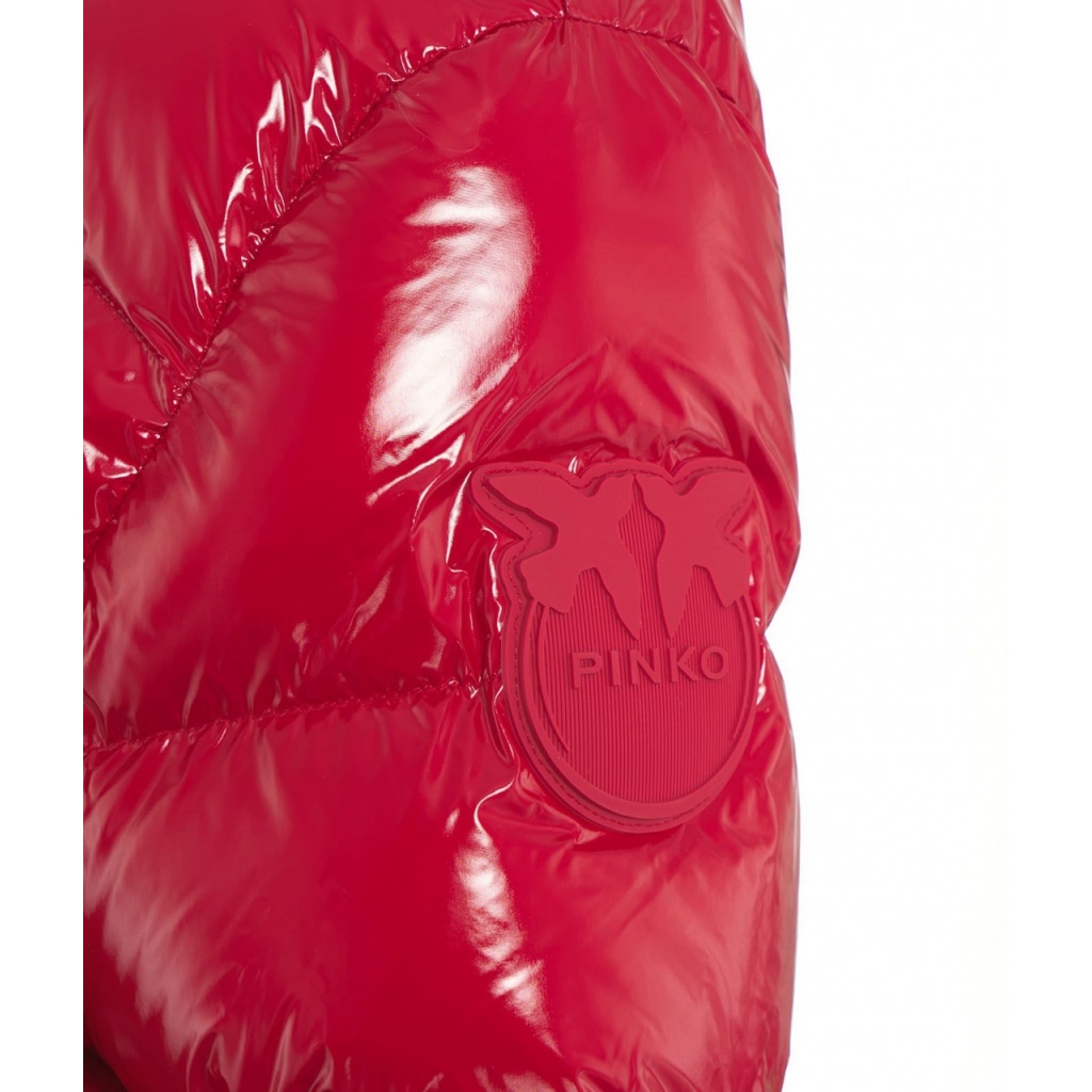 Piumino caban crystal nylon rosso