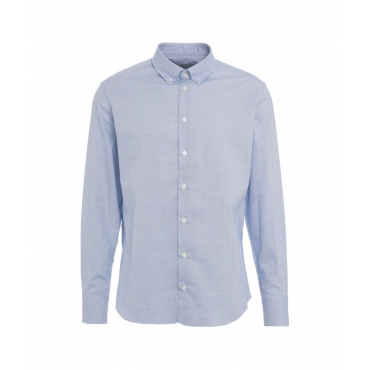 Camicia con pattern azzurro