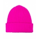 Strick Beanie in Wollgemisch Pink