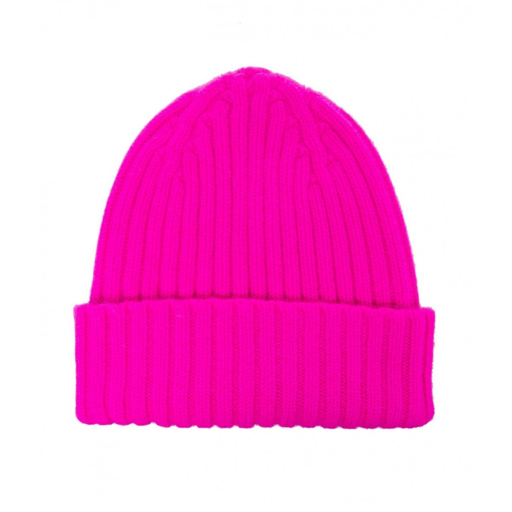 Strick Beanie in Wollgemisch Pink