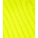 Berretto a maglia in misto lana giallo fluorescente