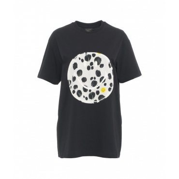 T-shirt con stampa nero