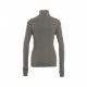 Long sleeve shirt in viscosa grigio