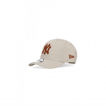 cappellino visiera curva bambino mlb league essential 940 neyyan STONE/EARTH BROWN