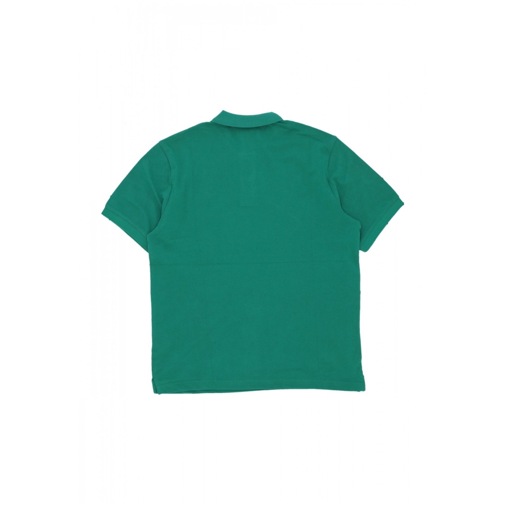 polo manica corta uomo club essential pique polo shirt MALACHITE/WHITE