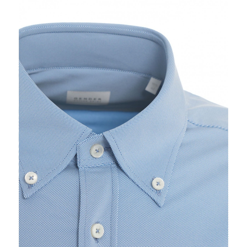 Camicia tailor in tessuto active blu