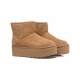 Boots Classic Mini Platform marrone