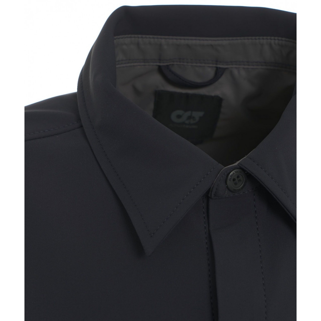 Giacca overshirt idrorepellente Ata Waver blu scuro