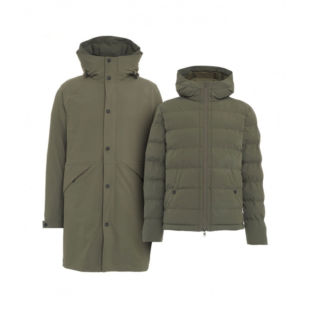 Parka con giacca staccabile Ata Oren verde